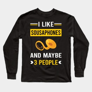 3 People Sousaphone Long Sleeve T-Shirt